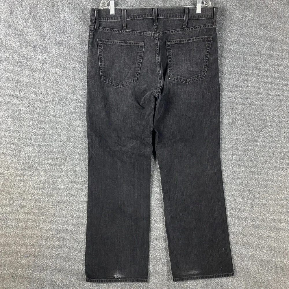 Old Navy Jeans Men's 36x30 Straight Leg Denim Charcoal‎ Gray 100% Cotton